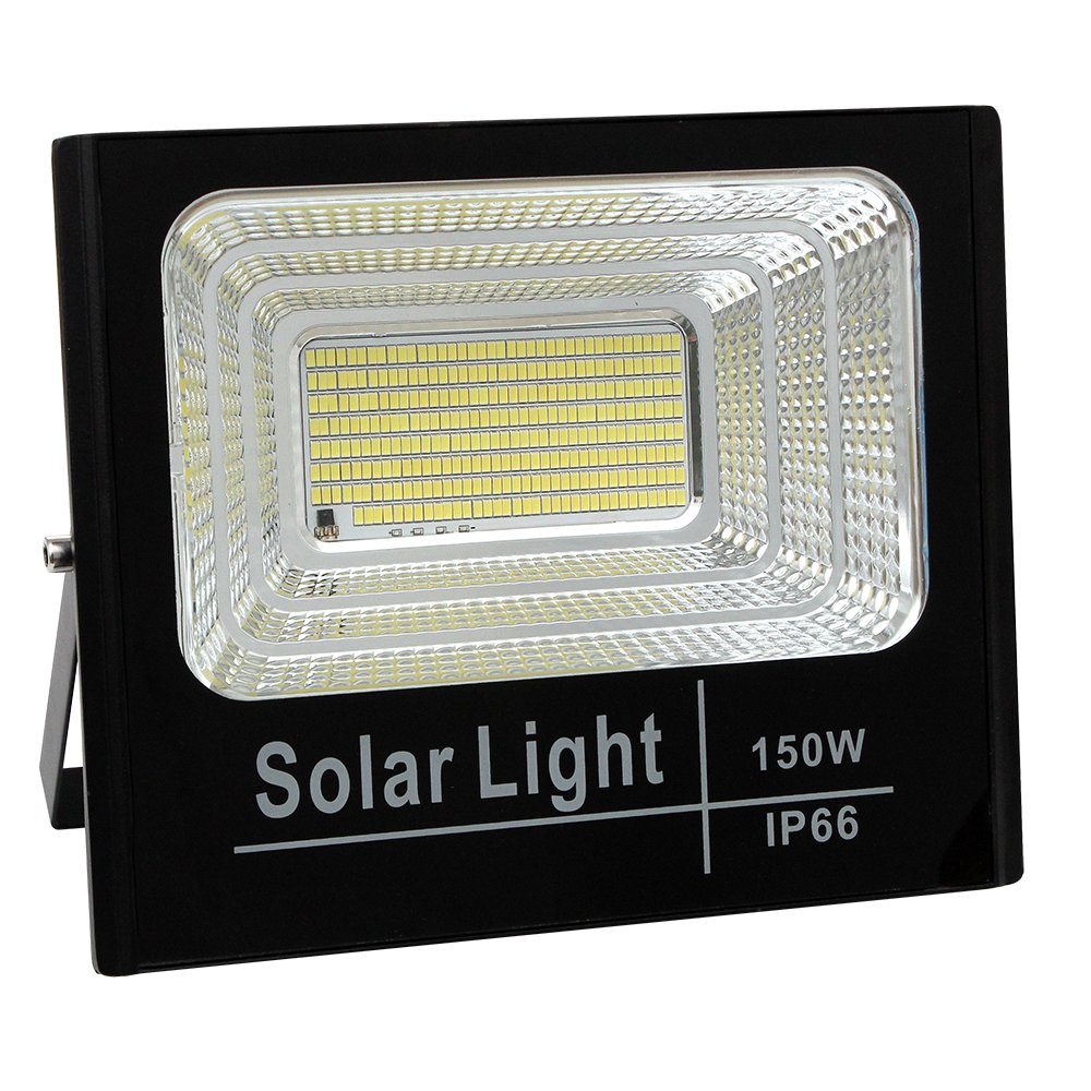 150W Solar Floodlights — Compact