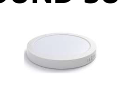 24W Round Surface LED Panel (White)